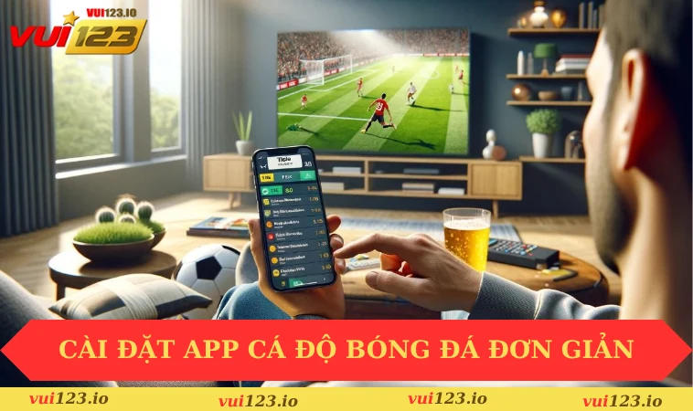 Tải App Cá Độ Bóng Đá VUI123 Để Đặt Cược Nhanh, An Toàn 2 Cài đặt app cá độ bóng đá đơn giản