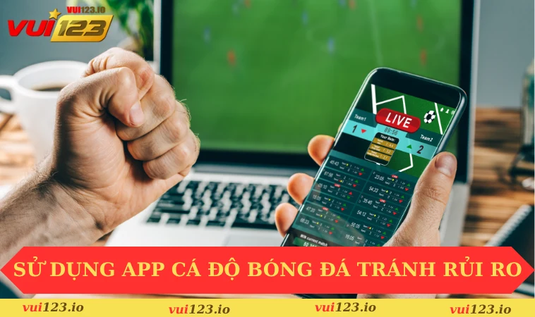 Tải App Cá Độ Bóng Đá VUI123 Để Đặt Cược Nhanh, An Toàn 3 Sử dụng app cá độ bóng đá tránh rủi ro