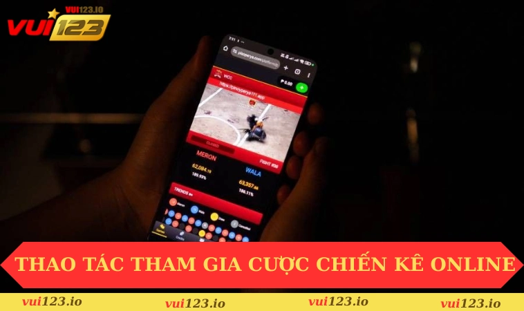 Đá gà VUI123 3 Thao tác tham gia cược chiến kê online
